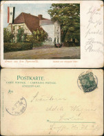 Ansichtskarte Burg (Spreewald) Gasthof Zum Schwarzen Adler. Patriotika 1906 - Burg (Spreewald)