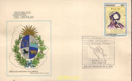 730566 MNH URUGUAY 1980 LA LEYEBDA PATRIA - ZORRILLA DE SAN MARTIN - Uruguay