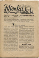 Böhmen Und Mähren Viktoria-Werbung Jitrenka Zeitschrift Für Die Interessen Ostböhmens, Judaika - Covers & Documents