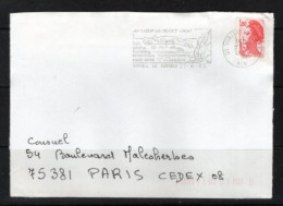 (alm) AIN 01  Flamme VIRIEU LE GRAND  1983  PECHE CAMPING PISCINE - Mechanical Postmarks (Advertisement)