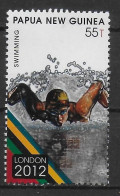 PAPOUASIE  N° 1496   * *  Jo 2012  Natation - Zwemmen