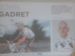 CYCLISME : CARTE JOHN GADRET - Cyclisme