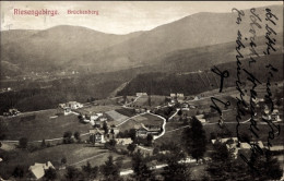 CPA Karpacz Górny Brückenberg Krummhübel Riesengebirge Schlesien, Totalansicht - Schlesien