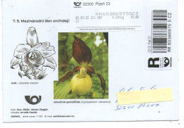 Czech Republic 2023 -   Orchids International Day, , Special Cover, Apost, - Orchidee