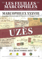 FEUILLES MARCOPHILES HORS SERIE 2014 01  MARCOPHILEX XXXVIII UZES - Français