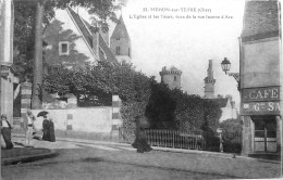 L'église Et Les Tours, Vues De La Rue Jeanne D'Arc - Mehun-sur-Yèvre