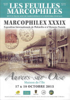 FEUILLES MARCOPHILES HORS SERIE 2015 01  MARCOPHILEX XXXIX AUVERS SUR OISE - Français