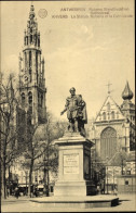 CPA Antwerpen Antwerpen Flandern, Rubensdenkmal, Kathedrale - Other & Unclassified