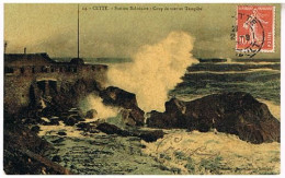 34  SETE CETTE    COUP DE MER ET TEMPETE  1909 - Sete (Cette)