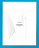 Cartes Parfumées Carte COMETE  CHANEL - Modernes (à Partir De 1961)