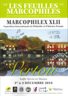 FEUILLES MARCOPHILES HORS SERIE 2018 02 MARCOPHILEX XLII VERTOU - French