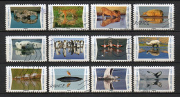 - FRANCE Adhésifs N° 1815/26 Oblitérés - Série Complète ANIMAUX DU MONDE 2020 (12 Timbres) - - Used Stamps