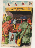 CP Humour Chasse Par Ordener - On Raménera Au Moins Un Carton - Stand De Tir - Chasseurs - - Jagd