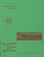 LES FEUILLES MARCOPHILES  Scan Sommaire N° 192 - Français