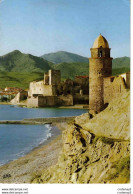 66 COLLIOURE N°4 Clocher Eglise Château Fort VOIR DOS En 1968 - Collioure