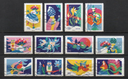 - FRANCE Adhésifs N° 1930/41 Oblitérés - Série Complète MON SPECTACULAIRE CARNET DE TIMBRES 2020 (12 Timbres) - - Used Stamps