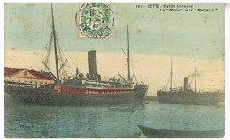 34  SETE CETTE  LE MARSA ET LA MEDJERDA  1907 - Sete (Cette)