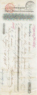 ZAVENTHEM 1852 - Mandat De FABRIQUES De PAPIERS FEUTRES à L'ordre De H. DESSAIN Editeur-imprimeur à Liège (Belgique) - 1800 – 1899