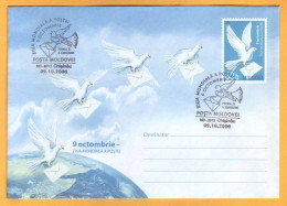 2006. Moldova Moldavie Moldau FDC October 9 - World Post Day  Post Pigeon - Correo Postal