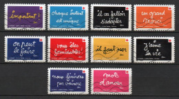 - FRANCE Adhésifs N° 1979/88 Oblitérés - Série Complète CROIX-ROUGE 2021 (10 Timbres) - - Oblitérés