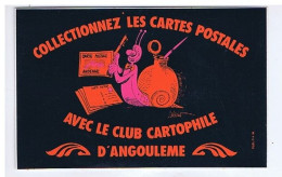 CP ADHESIVE - CHARENTE - Collectionnez Les Cartes Postales Avec Le Club Cartophile D'ANGOULEME - Otros & Sin Clasificación