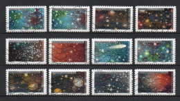 - FRANCE Adhésifs N° 2049/60 Oblitérés - Série Complète ESPACE 2021 (12 Timbres) - Tutoyer Les étoiles - - Oblitérés