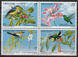 Uruguay 1999, Postfris MNH, Birds, Trees - Uruguay