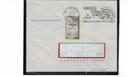 YT 1634 SSL/ 60 FORMERIE 27/4/1970 FAD BLARGIES MOTO CROSS 26 JUILLET TARIF IMPRIMES RFA - Motorfietsen