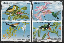 Uruguay 1999, Postfris MNH, Birds, Trees - Uruguay