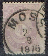 Norvège - 1871 - Y&T N° 19 Oblitéré Moss - Gebruikt