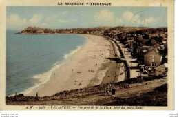 62 VAL ANDRE N°A.W 9986 Vue Générale De La Plage Prise Des Murs Blancs Voyagé Année ? Collection J. Waron - Pléneuf-Val-André