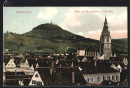 AK Reutlingen, Blick Auf Marienkirche Und Achalm  - Reutlingen