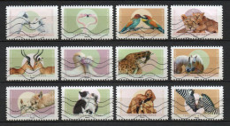 - FRANCE Adhésifs N° 2242/53 Oblitérés - Série Complète TENDRES ANIMAUX 2023 (12 Timbres) - - Oblitérés