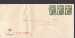 Denmark DANSK HANDELS- Og KONTORMEDHJÆLPERFORBUND Brotype VARDE 1957 Cover Brief Lettre 3x Jelling Stone Stamps - Storia Postale