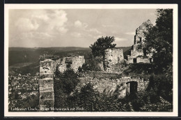 AK Urach, Ruine Hohenurach Mit Stadt  - Bad Urach