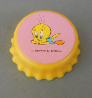 Titti, Tweety Bird Looney Tunes. Crown Cap, 1989 Hong Kong. Temperamatite, Pencil-Sharpener, Taille Crayon, Anspitzer. - Andere & Zonder Classificatie