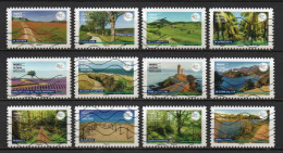 - FRANCE Adhésifs N° 2308/19 Oblitérés - Série Complète RANDONNÉES PÉDESTRES 2023 (12 Timbres) - - Used Stamps