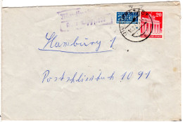 BRD 1951, Landpost Stpl. MANTINGHAUSEN über Lippstadt Auf Brief M. 20 Pf.  - Sammlungen