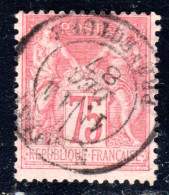 Frankreich 66 II, Sauber Gebr. 75 C. Sage Type II M. Zentr. Stempel. - Sonstige & Ohne Zuordnung