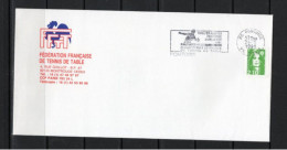 (ALM)  FRANCE 95 VAL DE MARNE LETTRE FLAMME FFTT PONTOISE TISCHTENIS TAVOLO MESA - Mechanical Postmarks (Advertisement)