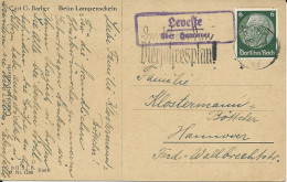 DR 1936, Leveste über Hannover, Landpost Stempel Auf Karte M. 6 Pf. - Covers & Documents