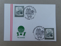 Österreich Pro Juventute - Mit Sonderstempel 7. 11. 1987 Leoben, Briefmarken Werbeschau (Nr.1556) - Otros & Sin Clasificación