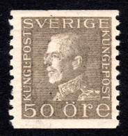 Schweden 192 I WA **, Postfrische 50 öre Gustav V.  - Altri & Non Classificati