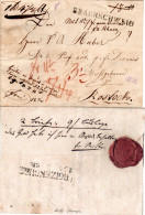 1832, L1 BRAUNSCHWEIG Auf Paket Begleit Schein N. Rostock, Mecklenburg Schwerin  - [Voorlopers