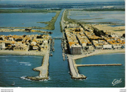 30 LE GRAU DU ROI N° H14024Z Vue Aérienne Sur Le Chenal Hôtel De La Plage éditions Estel - Le Grau-du-Roi