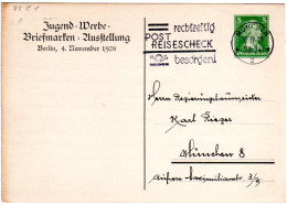 DR, Gebr.  5 Pf. Privatganzsachenkarte Briefmarkenausstellung Berlin Ohne Abb. - Altri & Non Classificati