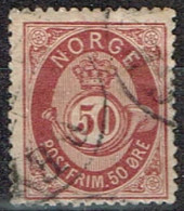 Norvège - 1877 - Y&T N° 30 Oblitéré - Used Stamps