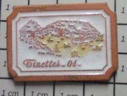 912c Pin's Pins / Beau Et Rare / VILLES / TINETTES 04 PIN'S EN TERRE CUITE - Ciudades