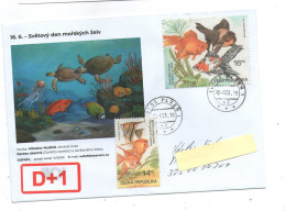 Czech Republic 2023 -  Sea Turtls Wold  Day,  Special Cover, Postage Used - Turtles