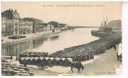 34  SETE CETTE  QUAI ASPIRANT HERBER  TONNEAUX - Sete (Cette)